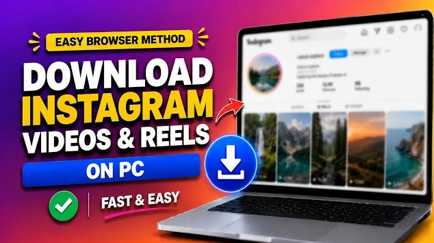 Downloading an Instagram Reel on a Windows PC or Mac